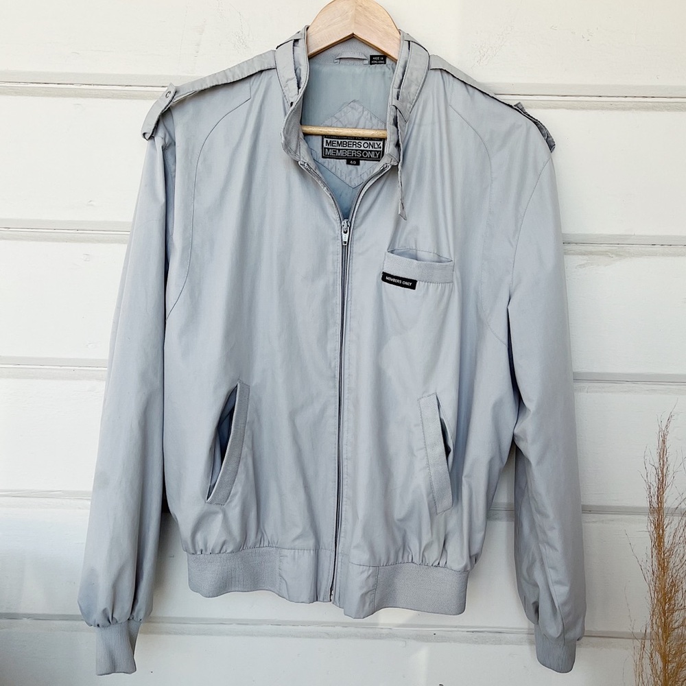 Vintage Members Only Bomber Jacket Perfect Condition